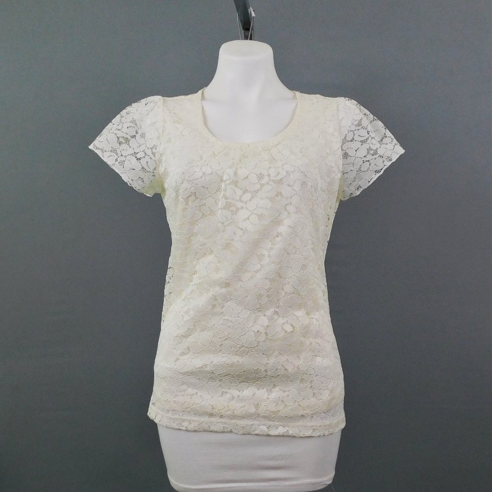 East 5th Women Shirt Ivory Small